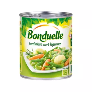 4 Vegetable Planter; 510g net drained - BONDUELLE
