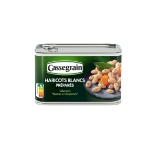 Weiße Bohnen, fest und weich zubereitet, 250 g - CASSEGRAIN