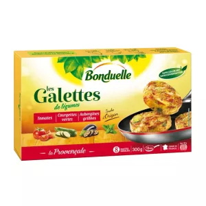 Galettes tomates, courgettes, aubergines grillées 300g - BONDUELLE