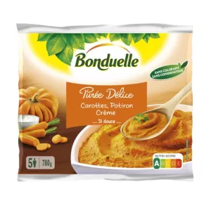 Puré tan suave con verduras 780 g - BONDUELLE