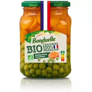 जैविक मटर और गाजर - BONDUELLE