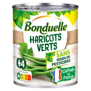 Extrafeine grüne Bohnen ohne Pestizidrückstände; 440g -  BONDUELLE