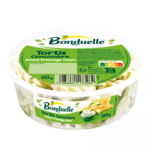 Cucumber Tortis with White Cheese Sauce 110g - Bonduelle