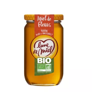 Miel Fleur Bio Pot Verre 375g