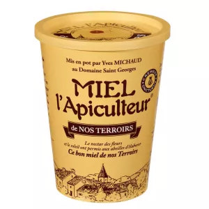 फ़्रांस के मधुमक्खीपाल से शहद मलाईदार चिकना मैक्सी प्रारूप 1 किलो - BERNARD MICHAUD