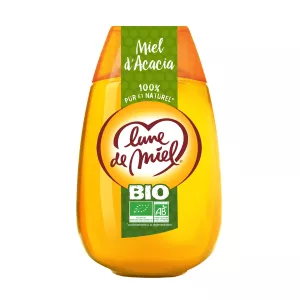 Miele di Acacia Biologico Dosaggio 500g - LUNE DE MIEL