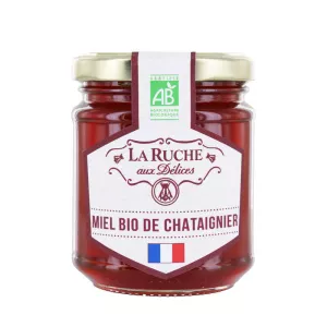 Pot Verre Miel Chataigne De F.
