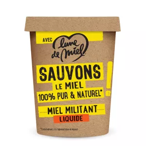 Miel Militant Liquide 500g - LUNE DE MIEL