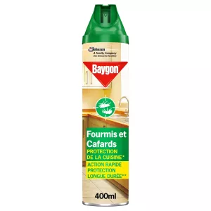 Anti-Raming Anti-Fan and Cockroaches Protection of the Rapid Action Kitchen 400ml - Baygon