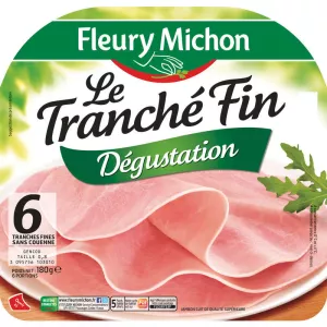 薄切りハム 6枚切り 180g - フルーリー・ミション