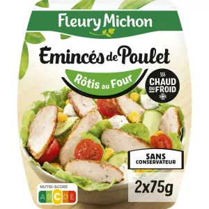 Lonchas de pollo asado, 2x75g - FLEURY MICHON