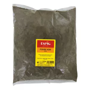 Gemahlener schwarzer Pfeffer, 1 kg - ESPIG