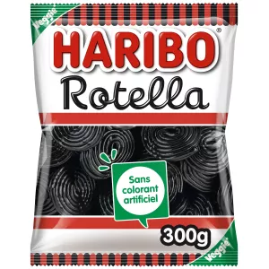 Bonbons Rotella Réglisse 300g - HARIBO