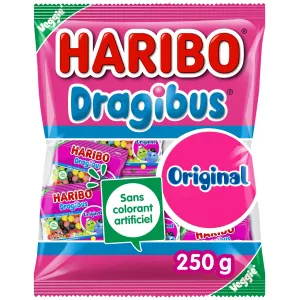 बोनबन्स ड्रैगिबस ओरिजिनल मल्टीपैक 250 ग्राम - HARIBO