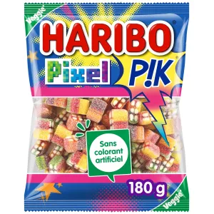 Bonbons acidulés Pixel Pik 180 g - HARIBO