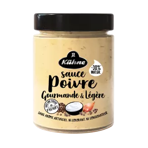 Sauce Poivre Gourmande et Légère, 18g -   KÜHNE