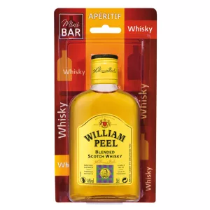 Whisky escocés mezclado, 40°, botella de 20 cl, WILLIAM PEEL