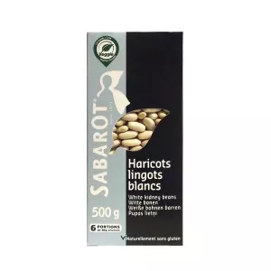 Haricots lingots blancs 500g - SABAROT