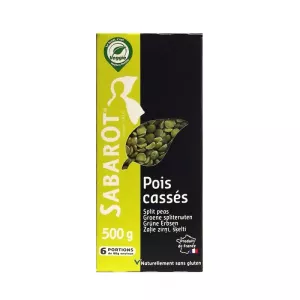 Pois cassés verts 500g - SABAROT