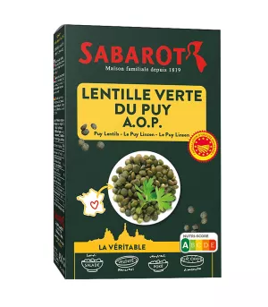 Lentilles vertes du puy 450g - SABAROT