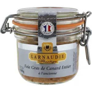 Foie gras de canard entier à l'ancienne 180g- LARNAUDIE