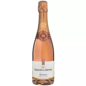 Vinho Saumur Brut Rosé, 12°, garrafa de 75cl - GRATIEN & MEYER