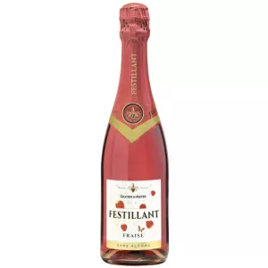 Festillant Fraise Sans Alcool, bouteille de 75cl - HABEAT GAUDIA