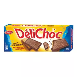 Galletas de mantequilla de chocolate con leche Délichoc 150g - DELACRE