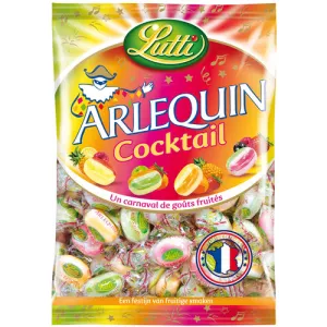 Caramelos de cóctel agrio Arlequín; 320g - LUTTI