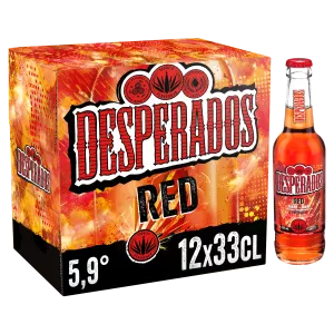 Bière Aromatisée Tequila Guarana Cachaça Red, 12x33cl -  DESPERADOS
