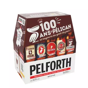 Northern Brown Beer, 6.5°, 6x25cl - PELFORTH