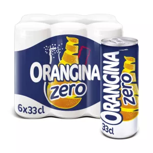 जीरो शुगर ऑरेंज सोडा 6x33सीएल - ORANGINA