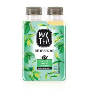 Thé vert parfum menthe 4x33cl - MAYTEA