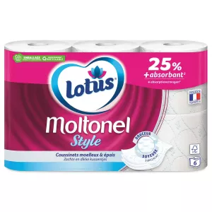 Papier toilette Moltonel aqua tube - LOTUS