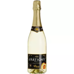 Alcoholvrije mousserende wijn met perziksmaak, 75cl - BARDINET