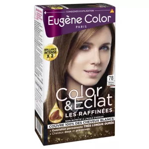 स्थायी बालों का रंग प्रालिन ब्राउन 78 - Eugene Color