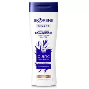 Ideal De-Yellowing Shampoo for Gray & White Hair With Iris 200ml - Biorene