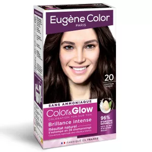 Color de cabello 20 Castaño oscuro Color&glow - Eugene Color