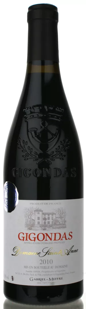 赤ワイン ジゴンダス ドメーヌ サンタンヌ 2010 15% 75cl - GABRIEL MEFFRE