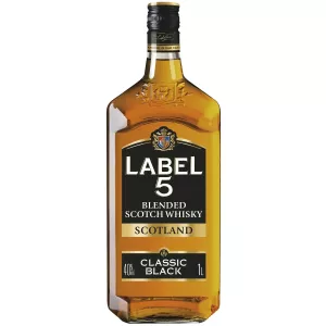 Whisky Scotch Classic Black 1l -  LABEL 5