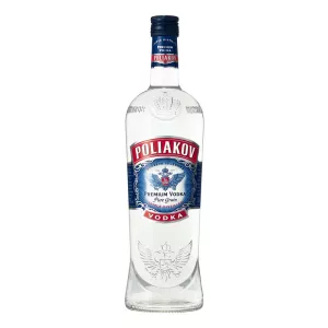 Vodka pure grain triple distilled 37;5° 1l -  POLIAKOV