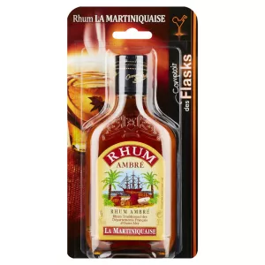アンバー ラム、40°、20cl フラスコ - LA MARTINIQUAISE
