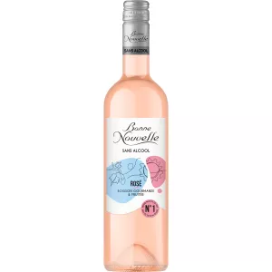 Bebida Fermentada à Base de Vinho Rosé Sem Álcool, 75cl - BONNE NOUVELLE