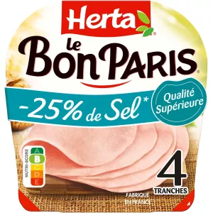 Jamón Reducido en Sal, 140g - HERTA