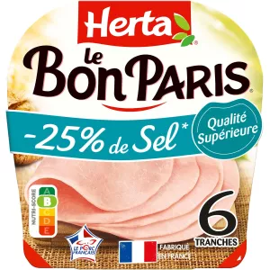 Jambon Sel Reduit, 210g - HERTA