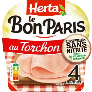 Ham với khăn trà bảo tồn nitrite, 140g - HERTA