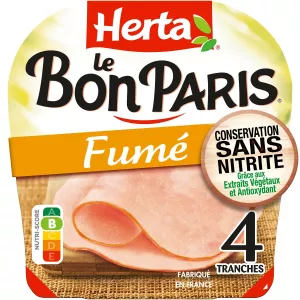 Geconserveerde Gerookte Ham Zonder Nitriet, 140g - HERTA