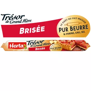 Pâte brisée pur beurre Trésor de Grand-Mère 280 g - HERTA