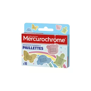 Bandagens brilhantes extravagantes X16 - Mercurochrome
