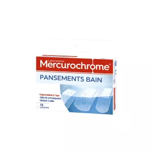 Badeverbände X16 - Mercurochrome